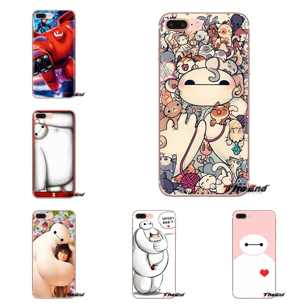 ТПУ чехлы накладки Японии с буквенным принтом Большой Герой 6 Летающий баймакс