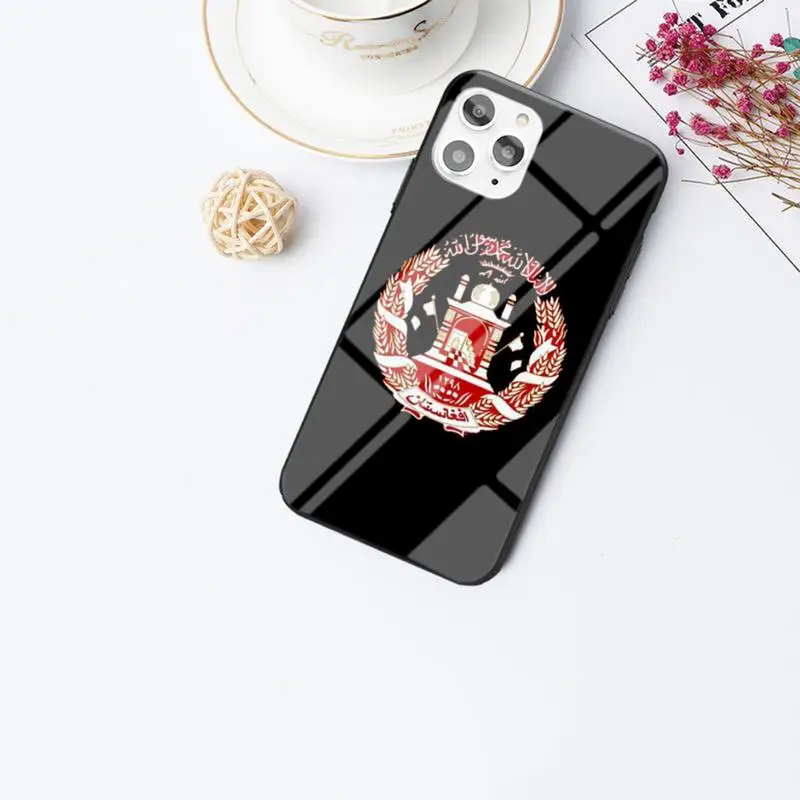 

Afghan Afghanistan Flag Phone Case For IPhone 6 6s 7 8 Plus X Xs Xr Xsmax 11 12 Pro Promax 12mini Tempered Glass
