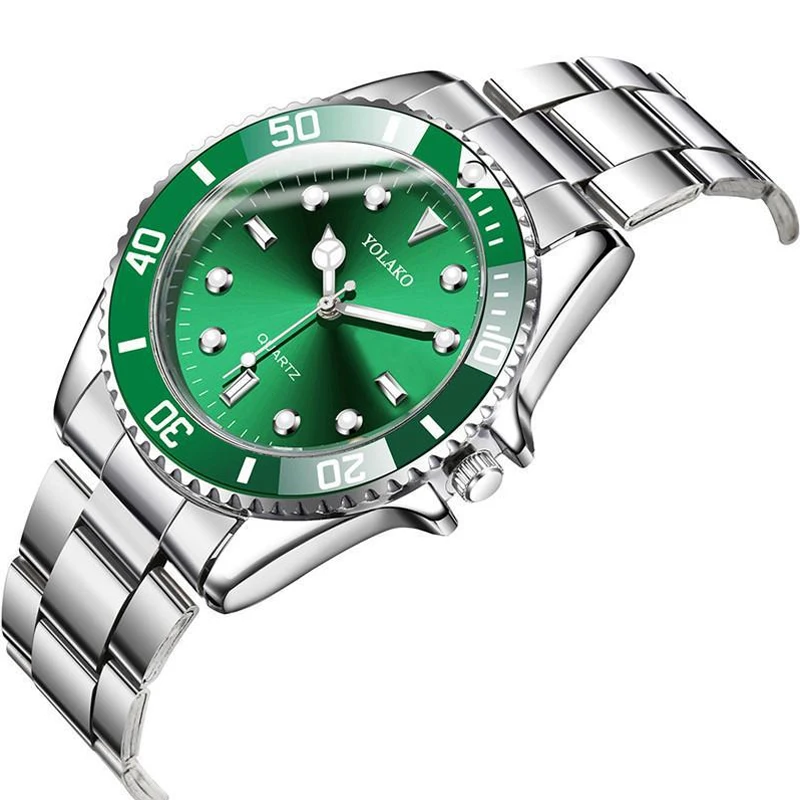 

Новинка, Роскошный деловой съемный браслет Herren Uhr, мужской браслет