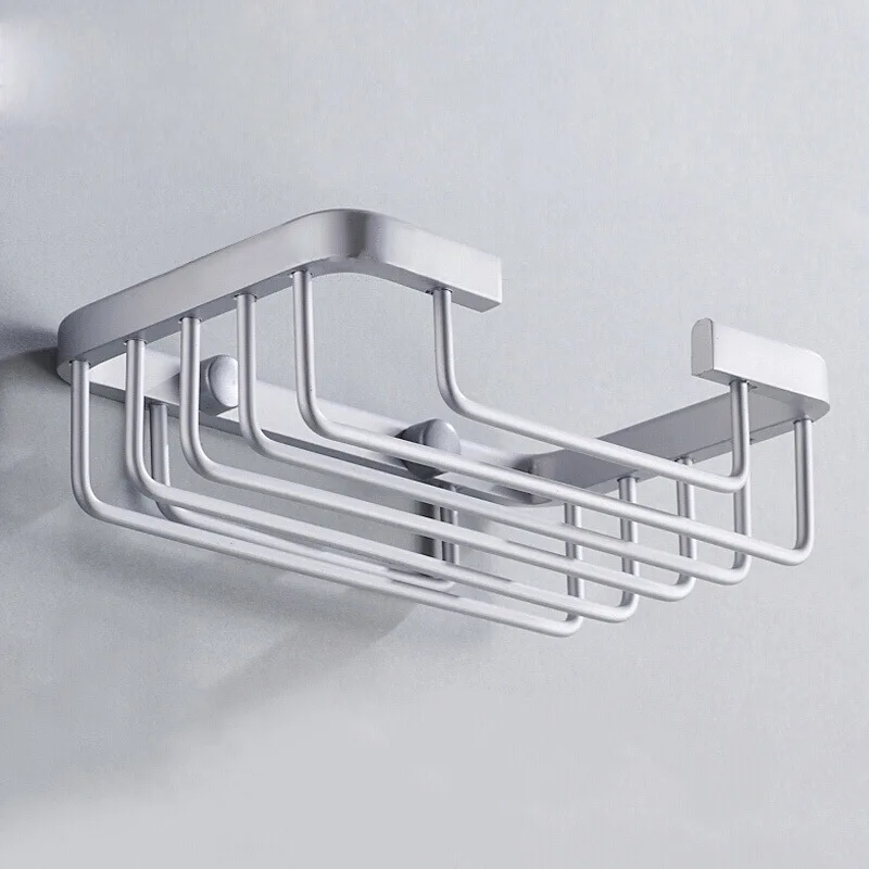 1 шт. Серебряная стойка для сверления мыла держатель душевой кабины настенные