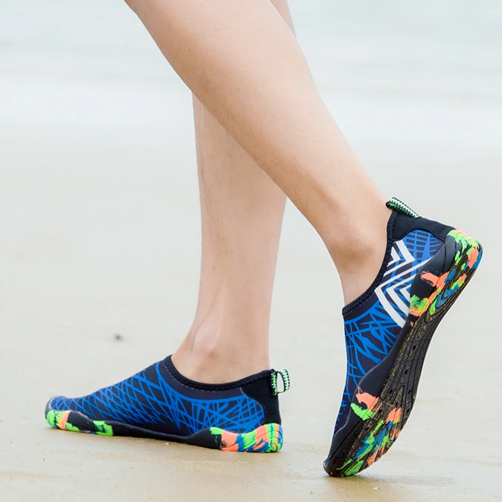 

Swimming Shoes Black Blue Outdoor Water Sports Seaside Beach Aqua Surfing Quick Dry Footwear for Men Women Outdoor Supplies