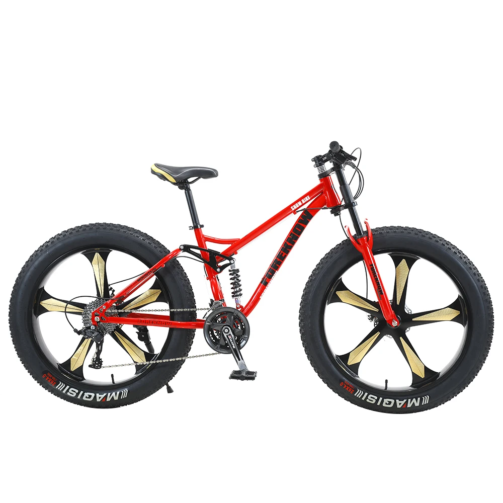 

FOREKNOW Adult Mountain Fat Bike 24 Inch Wheel 30Speed Variable Speed Bicycle Men Racing Ride Road Off-road MTB Sports Cycling