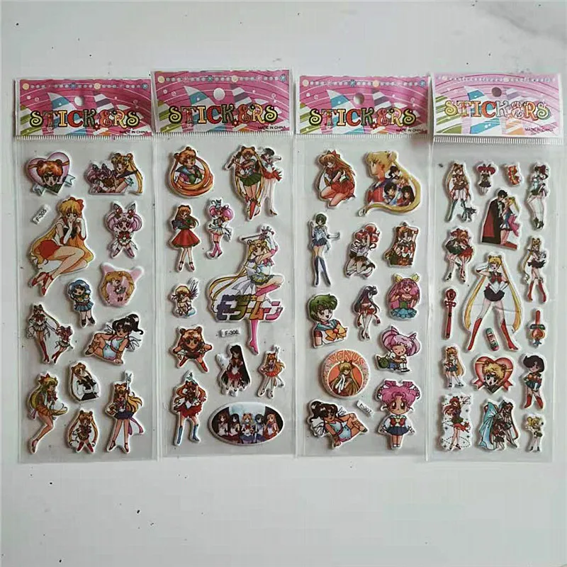 6 шт. с изображениями мультипликационных персонажей прекрасная маленькая