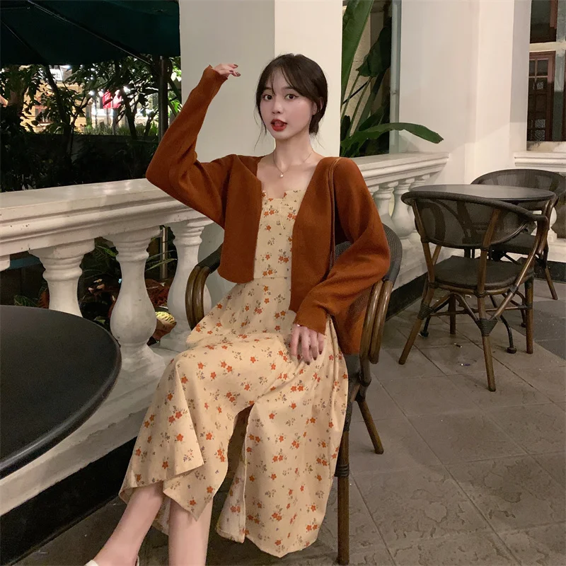 

Женское вельветовое платье на бретельках, длинное нежное платье с разрезом в стиле ретро, Осень-зима 2021