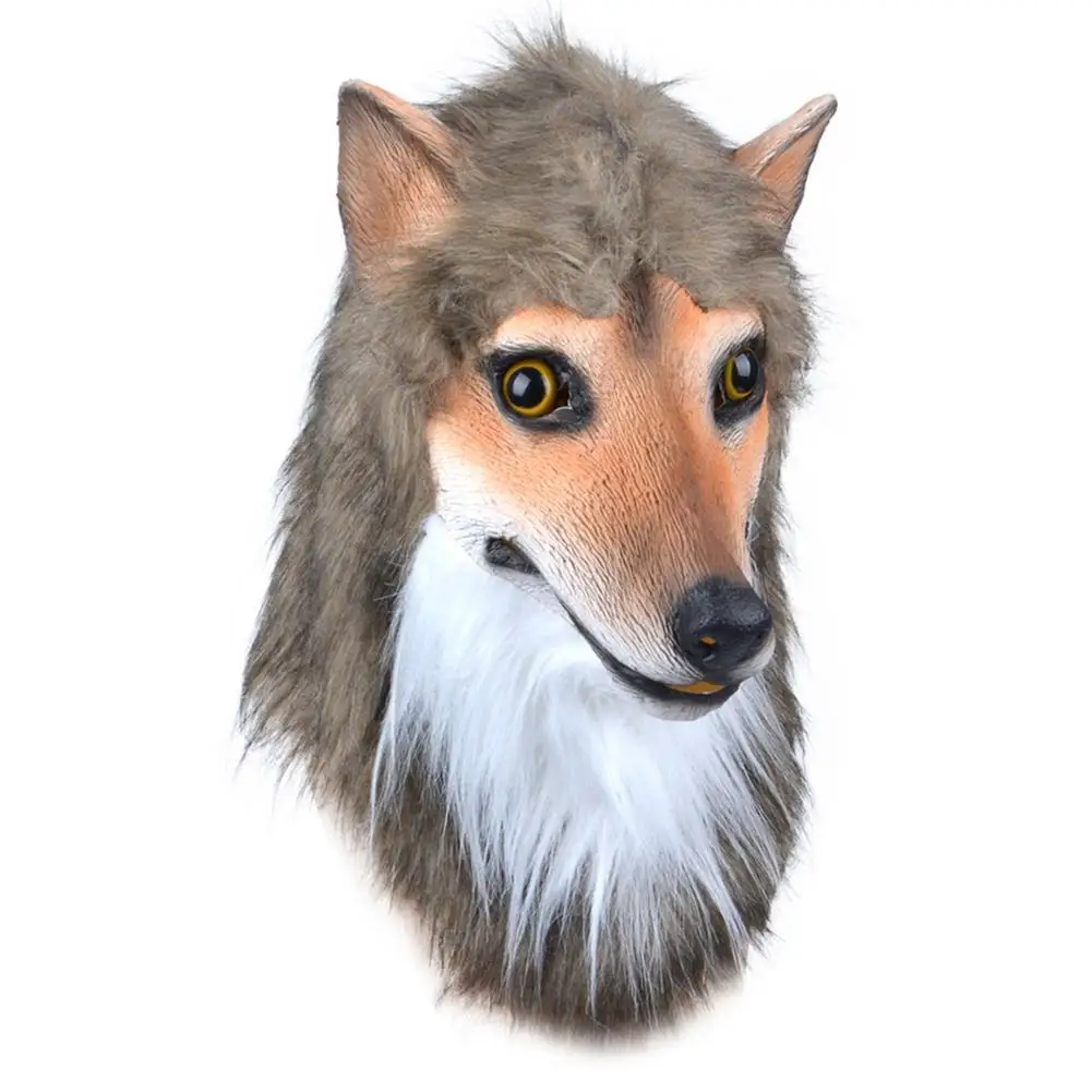 

Halloween Werewolf Face Masque Latex Horror Portable Realistic And Fierce Carnival Headgear Costume Halloween Cosplay Party Prop