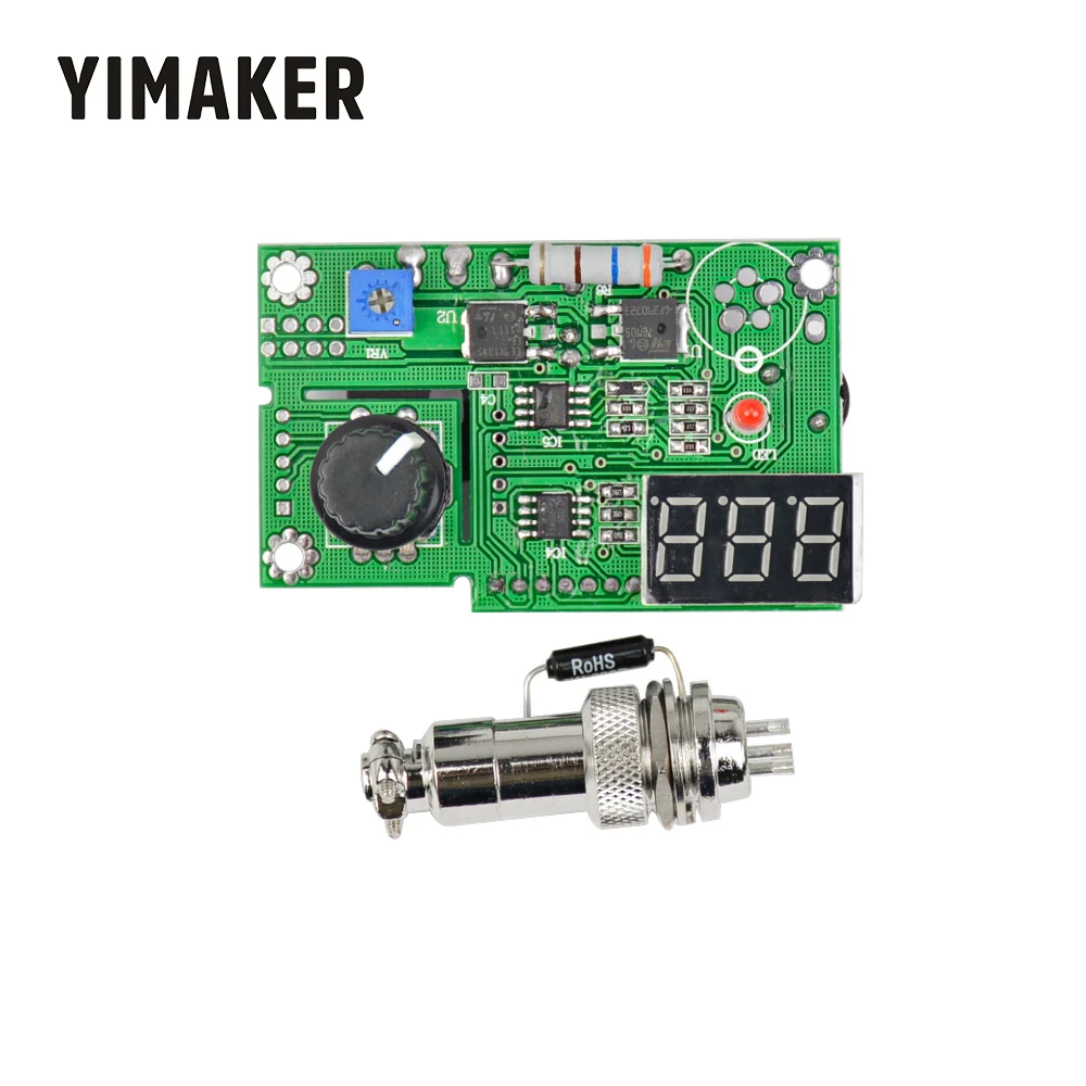 YIMAKER все новые T12 цифровой дисплей паяльная станция монтажная плата контроллера для 936 трансформатора