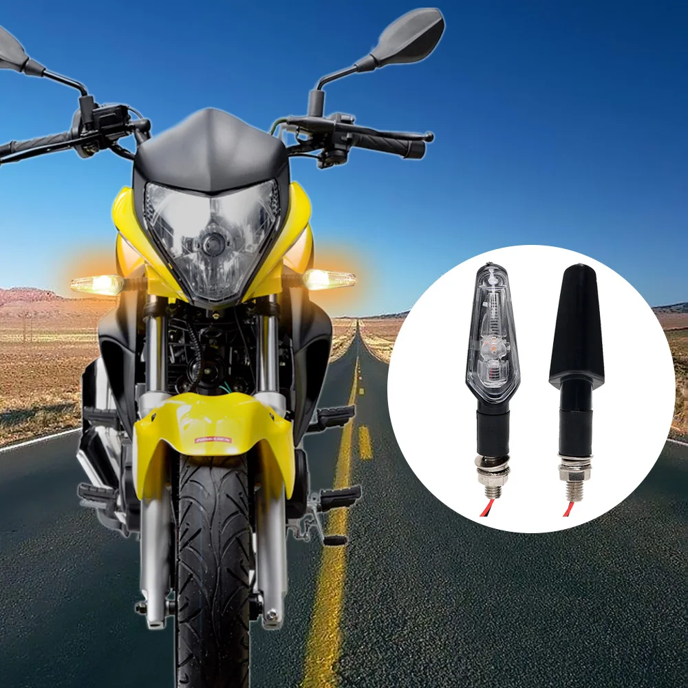 LEEPEE 2 шт./компл. мотоциклетные янтарные индикаторные лампы универсальные