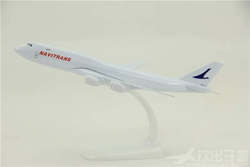 

20cm Solid Alloy Airplane Model Boeing 747-8F Cargo Passenger Aircraft Model Can Be Customized Fuselage Base LOGO Children Toys