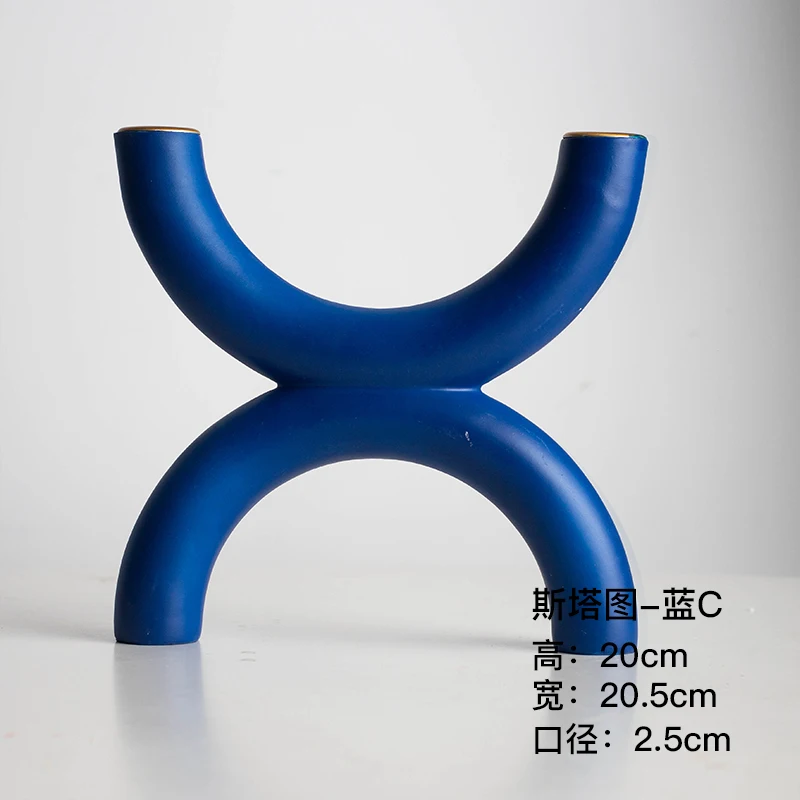 Southern Cross Nordic Creative Candlelight Dinner Props Candlestick Decoration Candle Holder Light Luxury Romantic Table Home | Дом и сад