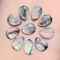 diy colorful resin natural stone flat back water drop round oval resin cabochons jewelrywedding accessories 10mm1014mm