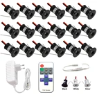 Светодиодный точечный мини-светильник, лампа с дистанционным управлением, точесветильник светильник для гостиной, спальни, коридора, 12 В