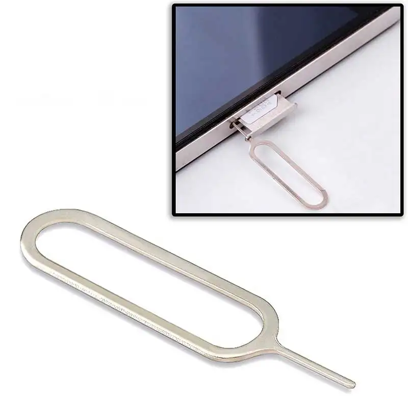 10pcs slim sim card tray pin eject removal tool needle opener ejector for most smartphone скрепка дл