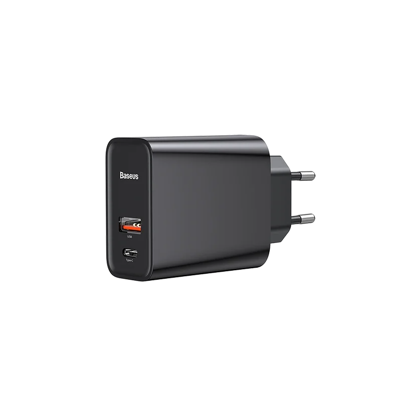 Baseus 30 Вт Быстрая зарядка 4,0 3,0 Мульти USB зарядное устройство для iPhone 11 Pro Max iPad Macbook SCP QC4.0 QC3.0 QC type C PD быстрое зарядное устройство - Тип штекера: USB TYPE-C white