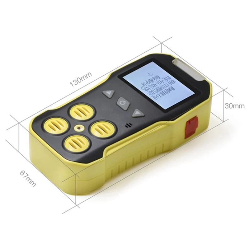 O2 H2S CO LEL 4 in 1 Multi Portable Gas Detector Meter Oxygen Hydrogen Sulfide Carbon Monoxide Combustible Leak | Инструменты