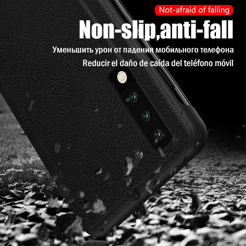Умный кожаный чехол-книжка для samsung Galaxy A50 A40 A30 A20 A10 A 50 противоударный note 10 plus pro +