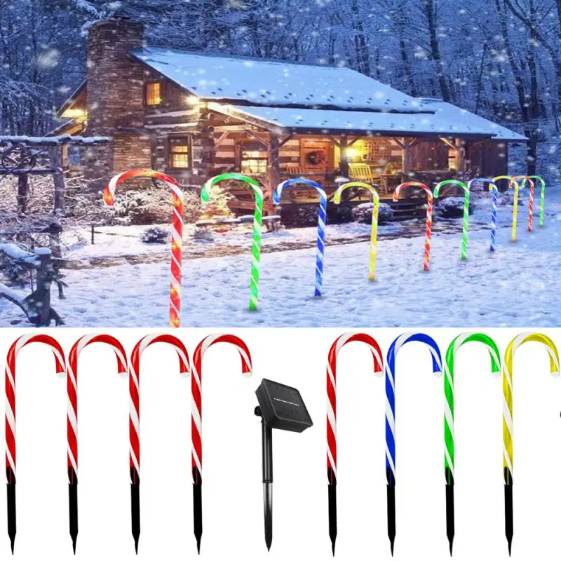 

Уличная Светодиодная лампа на солнечной батарее, водонепроницаемый Рождественский светильник для дома, сада, прохода, двора, лужайки, Рожде...