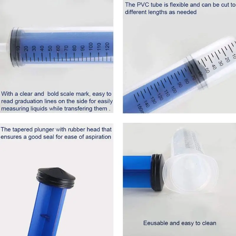 Многоразовый пластиковый шприц для пузырей масла Экстракции Масла