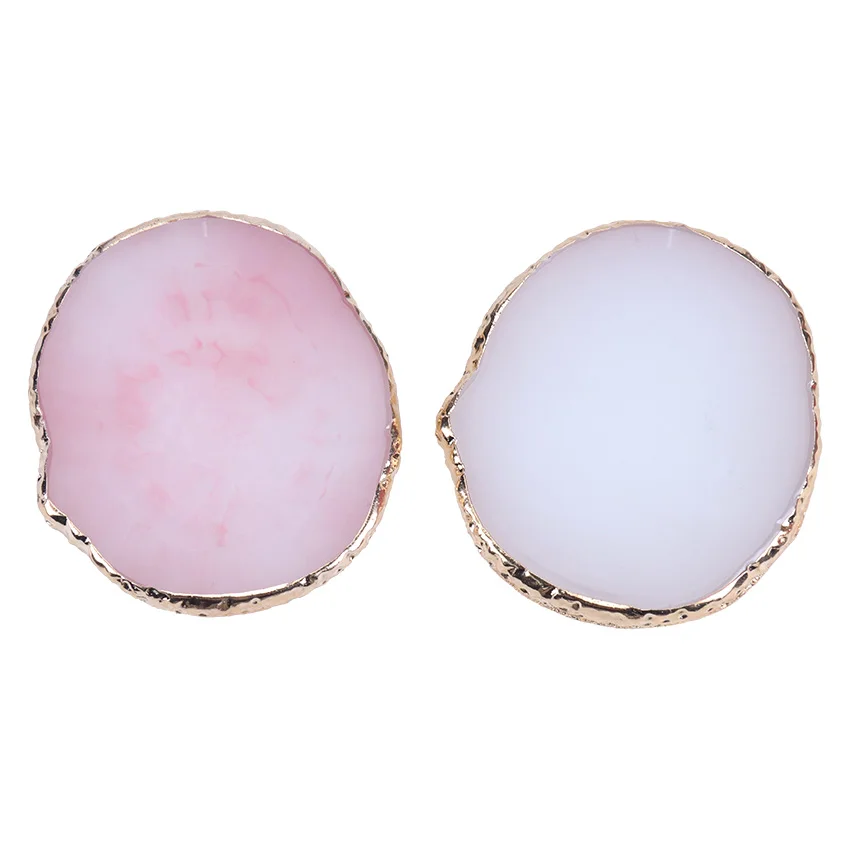 1 шт. Круглый полимерный Агат для ногтей |