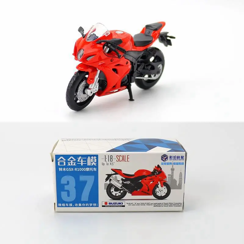 1:18 весы Suzuki GSX-R1000 сплав и пластик мотоцикл для коллекции подарок детей |