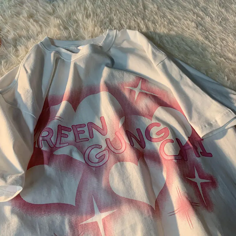 Крутой мультяшный Y2K милый аниме свободный для девочек Летняя модная забавная