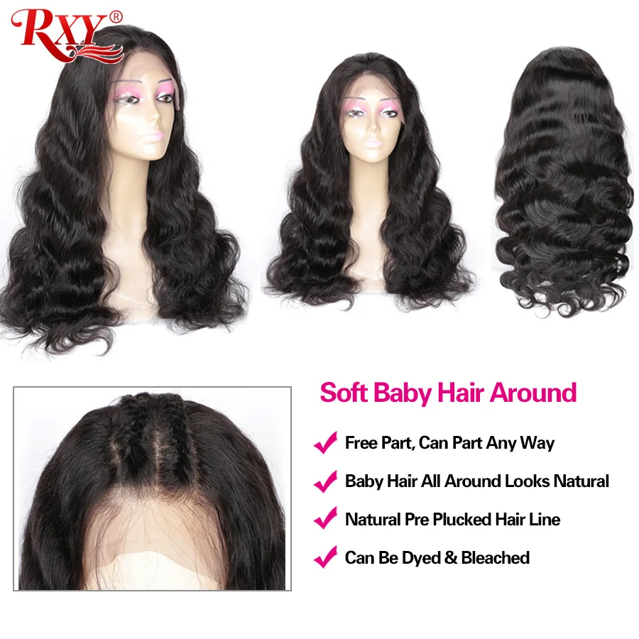 Объемная волна Синтетические волосы на кружеве человеческих волос парики для