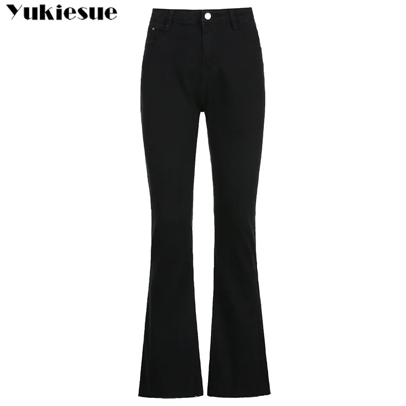 Джинсы женские расклешенные с высокой талией | Женская одежда