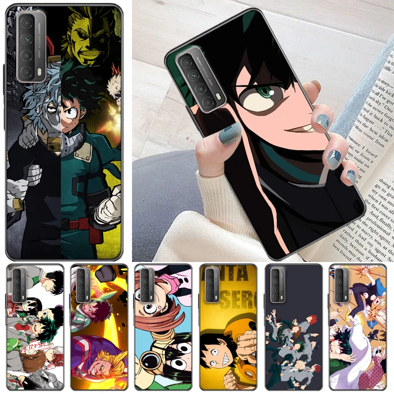 

My Hero Academia Tomura Boku Dabi Shigaraki Bakugou Katsuki Todoroki Shouto Phone Case For Huawei P Smart Z 2019 2021 Coque