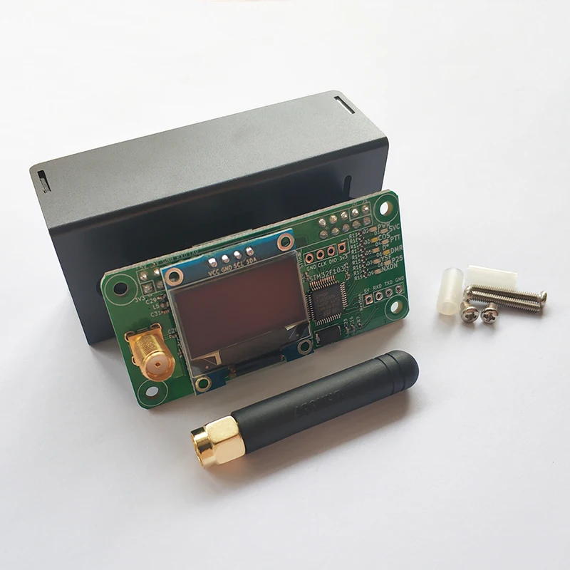 Точка доступа jumbospot MMDVM с поддержкой P25 DMR YSF DSTAR NXDN POCSAG OLED + чехол для Raspberry Pi Zero W 3 3B