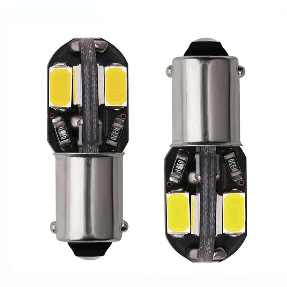 Auto LED BA9S T4W BAX9S H6W BAY9S H21W 8 5630 SMD 12V Clearance Light Turn Doom Door Reading Marker Reverse Fog lamp bulb | Автомобили и