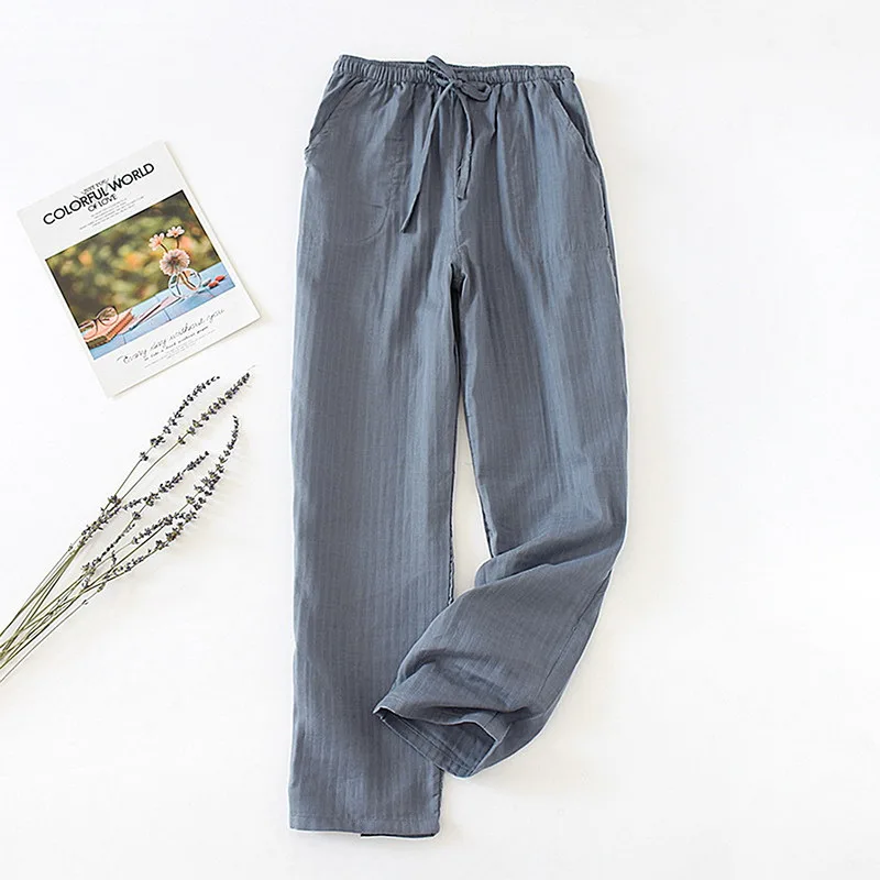 Пижамные штаны Jodimitty из 100% хлопка домашние для пар Мужская одежда сна милые