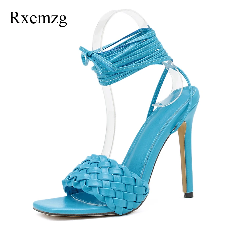 Босоножки Rxemzg женские с открытым носком модные сандалии-гладиаторы из