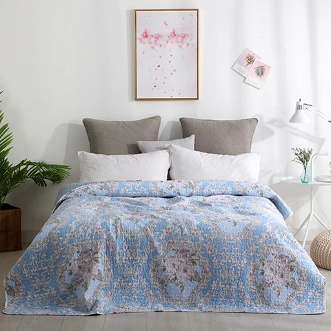 bedspread 3 Постельное белье из хлопка в минималистическом стиле, 1 предмет в комплекте, превосходное всесезонное постельное белье из хлопка премиум-класса King Queen78* 86" - Цвет: bedspread 3