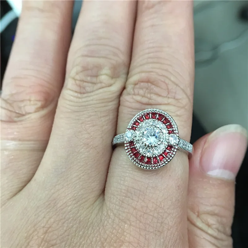 Дворцовое Королевское семейное старинное кольцо на палец CZ Стерлинговое