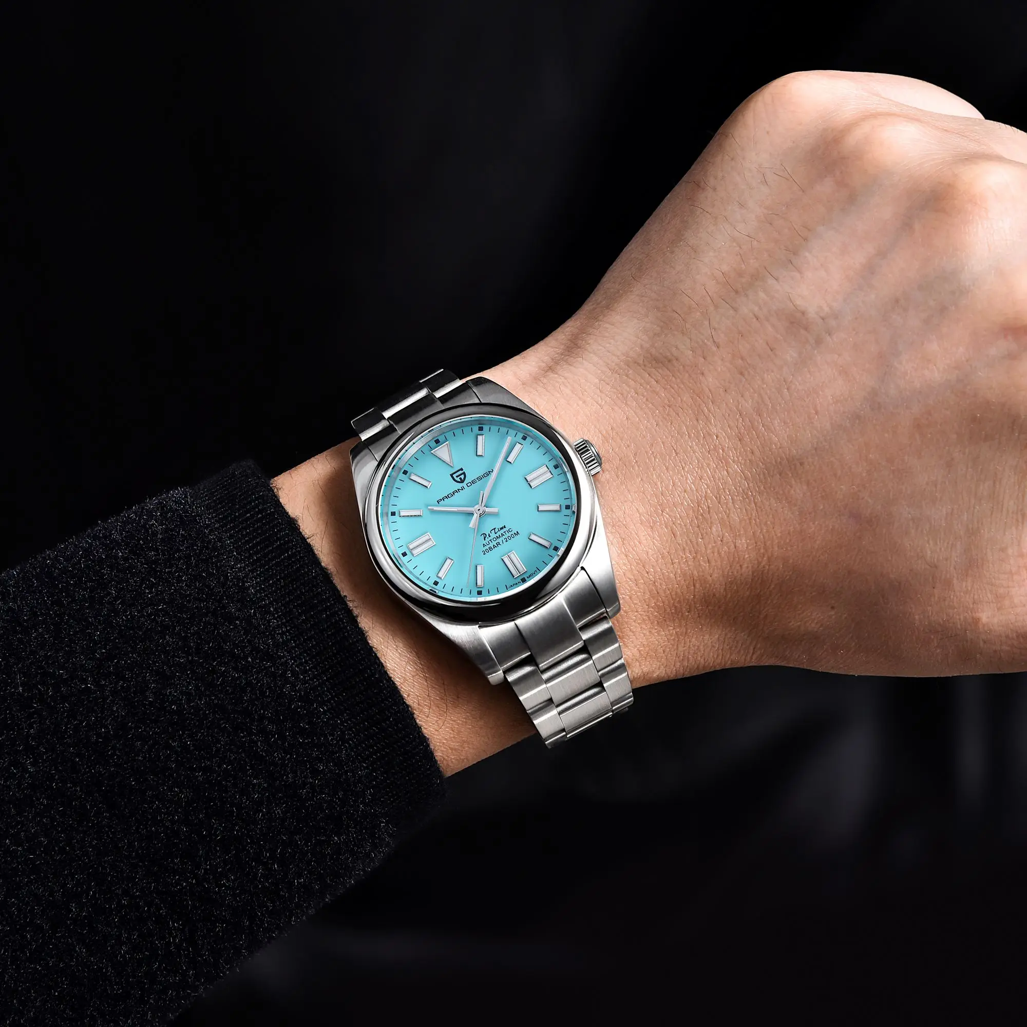 Часы наручные Pagani Мужские механические водонепроницаемые до 2021 м | Наручные часы