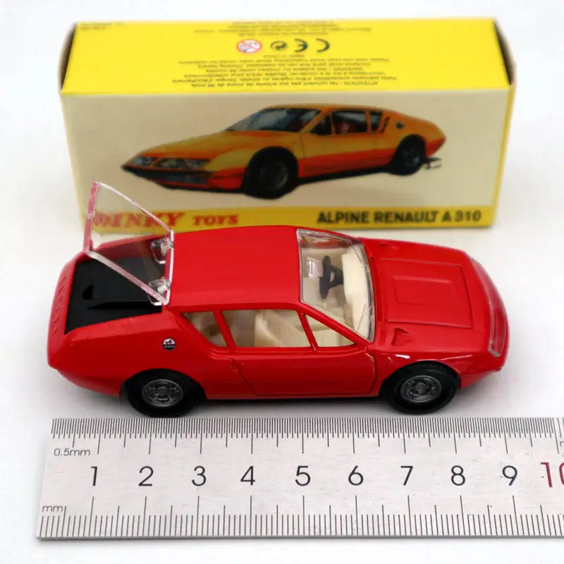 1/43 Atlas Dinky игрушки 1411 для ALPINE RENAULT A310 красные литые под давлением модели Подарочная