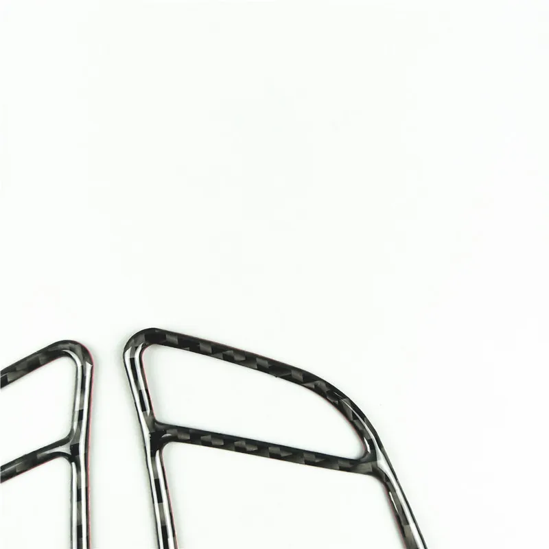 Руль из углеродного волокна кнопки рамка декоративная накладка 2 шт. для Mercedes Benz