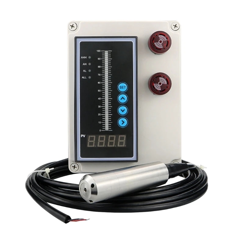 

Top Quality 1set 4-20MA Output Integral Liquid Oil Water Level Sensor Probe Transmitter Mar-18