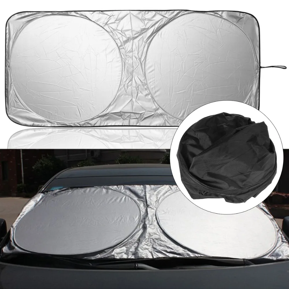 

Car Front Window Sun Shade Visor Folding Auto Windshield Block Cover Protector Car Window Film Sun Shade Visors Dropshipping
