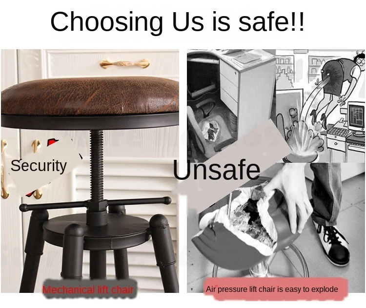 Скандинавский однотонный деревянный барный стол и стул комбинированный