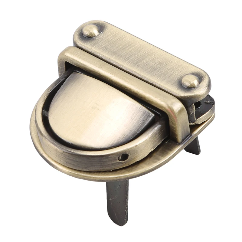 DIY металлическая сумка застежка поворотный замок Пряжка аксессуары твист для