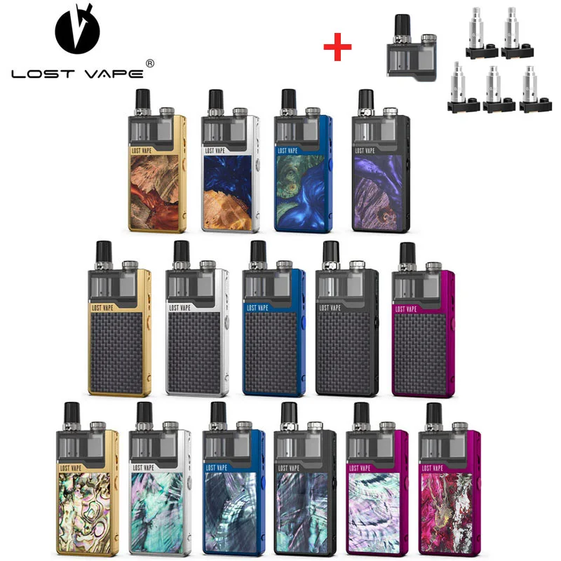 Оригинальный набор Lost Vape Orion Plus DNA Pod 2 мл аккумулятор 950 мАч испаритель с сетчатой