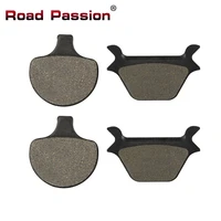 road passion motorcycle front and rear brake pads for harley sportster softail series all models 1988 1999 brake disks