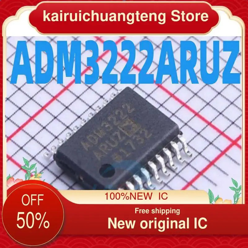 

10-200PCS ADM3222ARU ADM3222 ADM3222ARUZ TSSOP-20 New original IC
