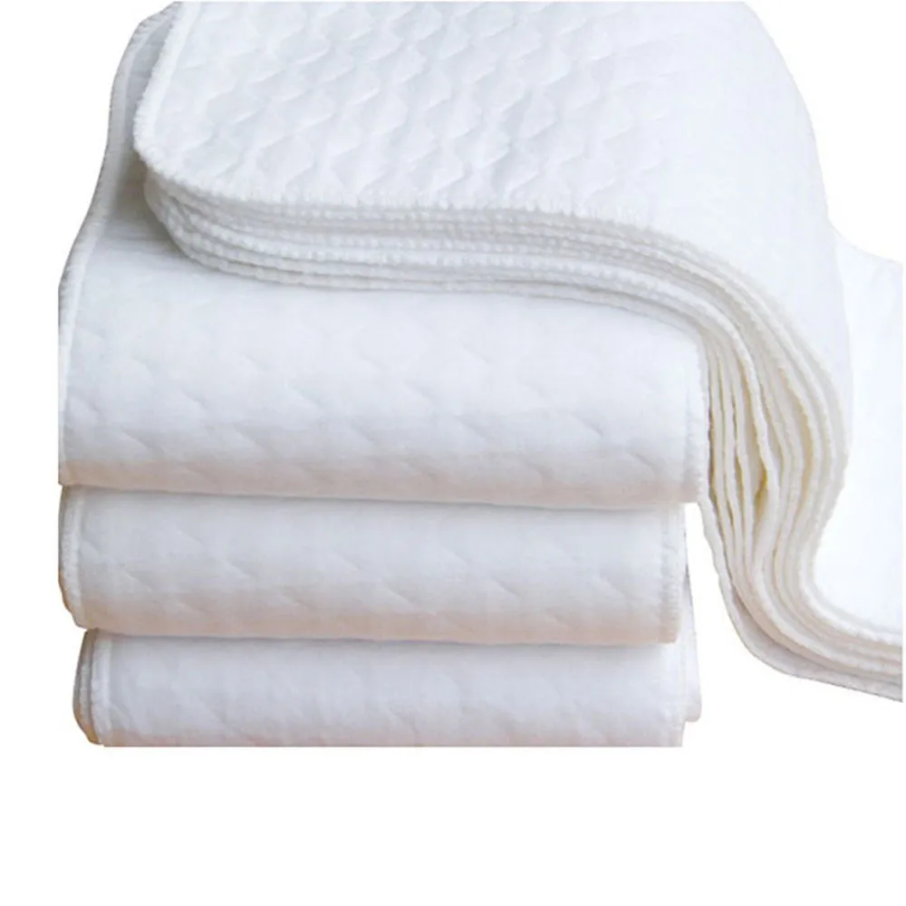 2 шт. для младенцев белое экологического хлопка детский полотняный подгузник