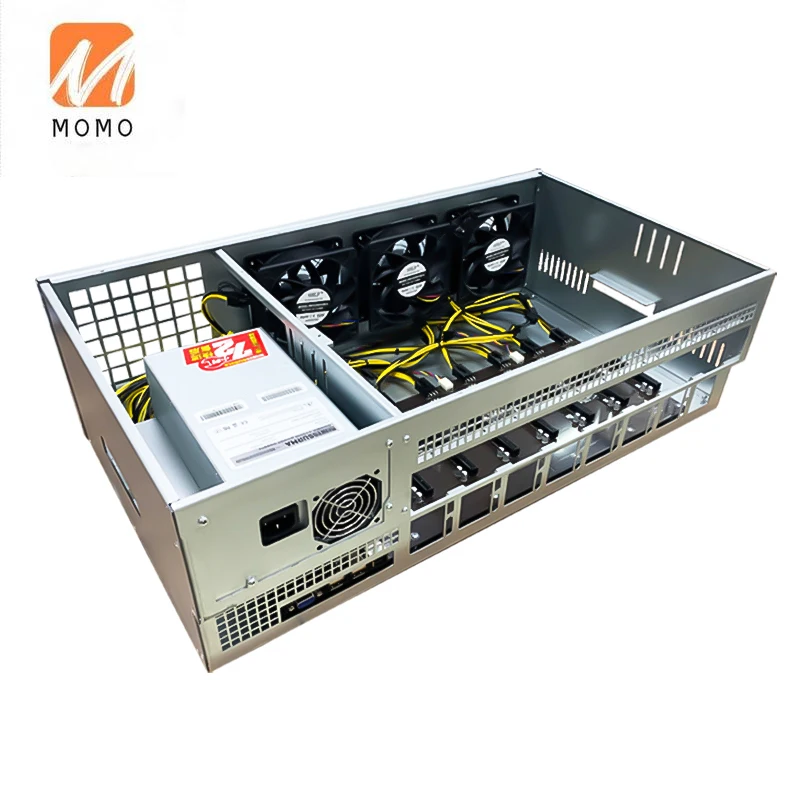 

China Reliable Manufacturer Wholesale Popular Server Case Btc Mining Rig 8 Gpu
