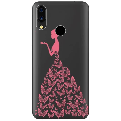 Прозрачный Мягкий ТПУ чехол с принтом для BQ 6040L Волшебный силиконовый телефона