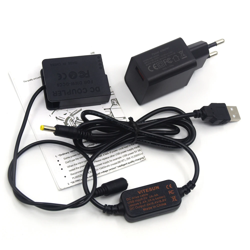 USB кабель для зарядного устройства DE A79 BLC12 BLC12E поддельная батарея Lumix DMW DCC8 FZ2000 FZ300