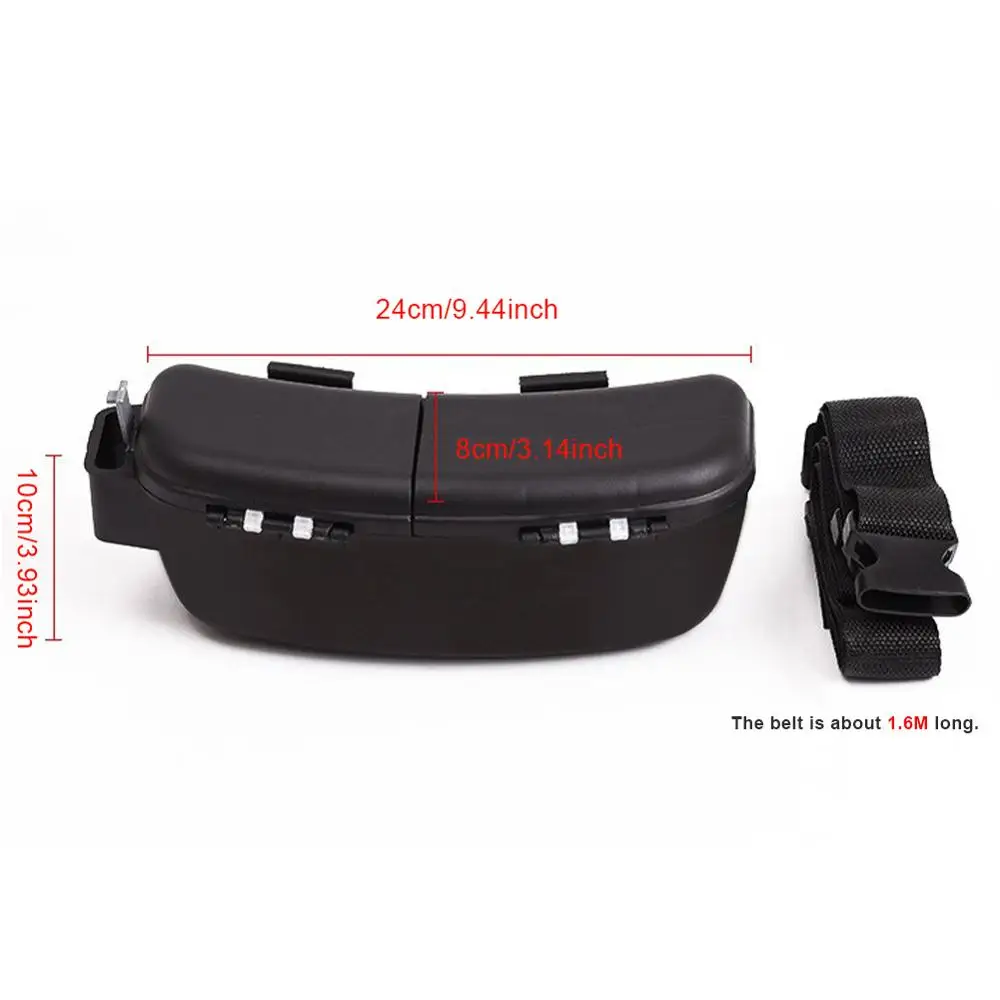 Ящик для снастей хранения приманок ложек крючков катушек сумка поясной ремень