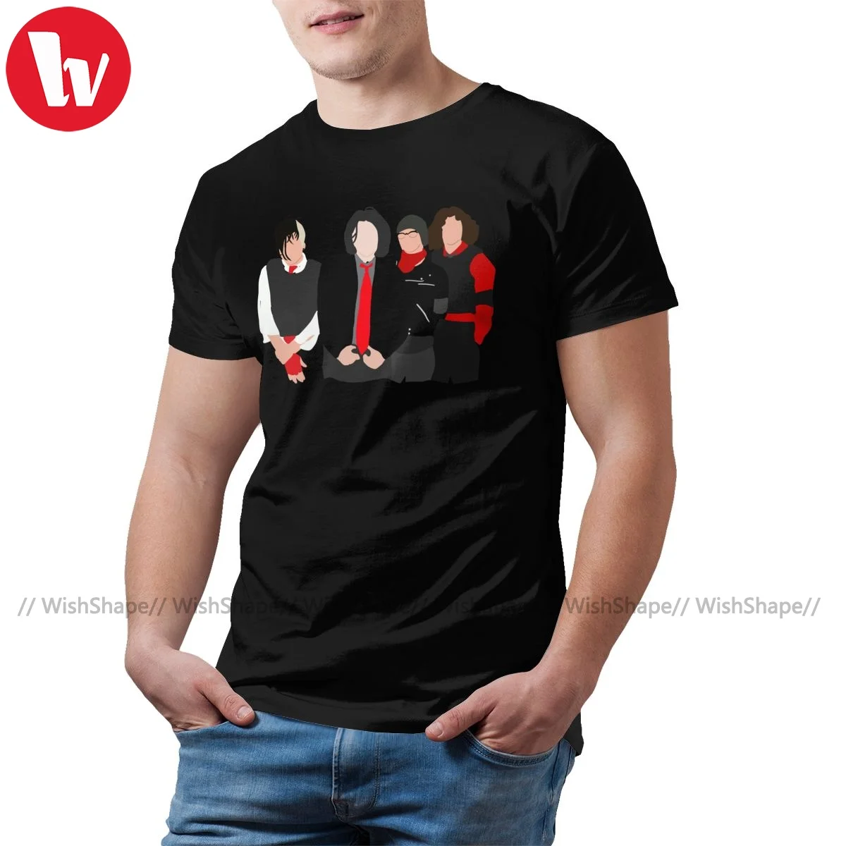 

Mcr T Shirt Men Awesome 100 Percent Cotton Graphic Tee Shirt Short-Sleeve Streetwear T-Shirt Oversized