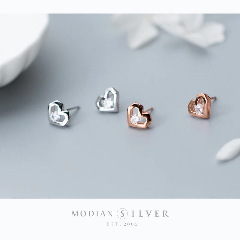 Modian 2021 Новые Аутентичные 925 стерлингового серебра CZ специальный дизайн милые